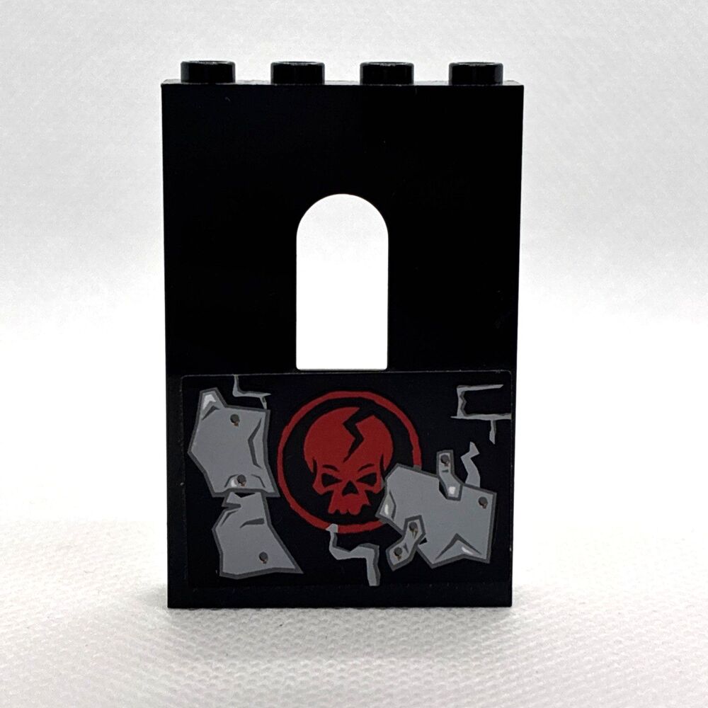 Lego Ninjago Garmadon’s Dark Fortress 2505 REPLACEMENT Piece 60808pb005R Wall